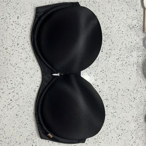 Victoria Secret 34DD Very Sexy, Strapless bra, Black